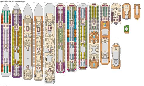 The number of decks with passenger cabins is 8. . Carnival liberty deck plan pdf